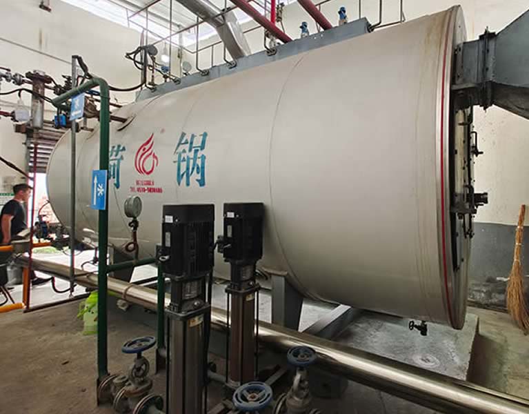 成都康樂(lè)匯食品1臺(tái)六噸WNS蒸汽鍋爐